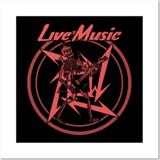 Live music Rock and metal Posters and Art